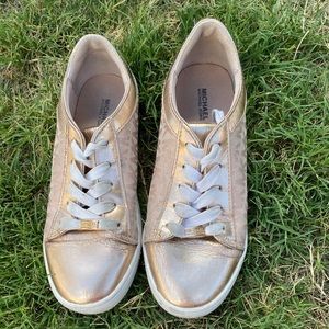 Rose gold Michael Kors shoes